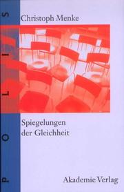 Cover of: Spiegelungen der Gleichheit.