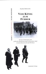 Cover of: Vom König zum Führer
