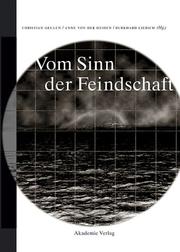 Cover of: Vom Sinn der Feindschaft.
