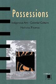 Cover of: Possessions by Thomas, Nicholas
