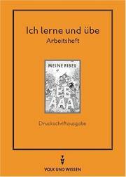 Cover of Meine Fibel, Neubearbeitung 1997, neue Rechtschreibung, Ich lerne und übe, Druckschriftausgabe