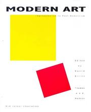 Cover of: Modern art: Impressionism to Post-modernism