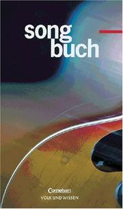 Cover of: Songbuch, Liederbuch