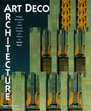 Cover of: Art Deco Architecture by Patricia Bayer