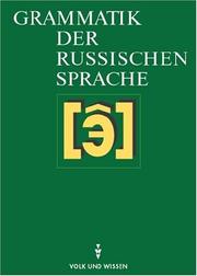 Cover of: Die Grammatik der russischen Sprache.