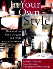 Cover of: In Your Own Style: The Art of Creating Wonderful Rooms