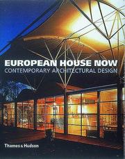 Cover of: The European House Now (Architecture/Design)