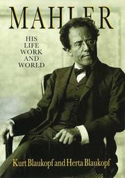 Cover of: Mahler by 