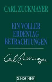 Cover of: Ein voller Erdentag. Betrachtungen.
