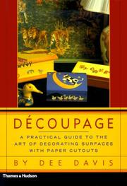 Cover of: Decoupage by Dee Davis