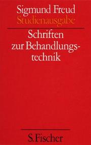 Cover of: Schriften zur Behandlungstechnik