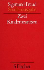 Cover of: Zwei Kinderneurosen. (Studienausgabe) Bd. 8 von 10 u. Erg.-Bd. by Sigmund Freud
