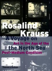 Cover of: A voyage on the North Sea by Rosalind E. Krauss