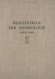 Cover of: Reallexikon Der Assyriologie Und Vorderasiatischen Archaologie: A - Bepaste