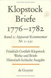 Cover of: Werke Und Briefe by Friedrich Gottlieb Klopstock