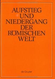 Cover of: Aufstieg Und Niedergang Der Romischen Welt by Wolfgang Haase