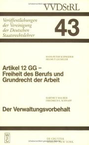 Artikel 12 GG cover