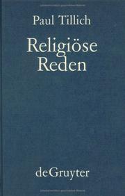 Cover of: Religiöse Reden.