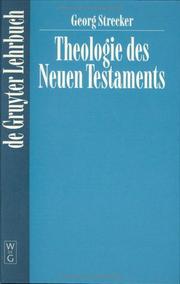 Cover of: Theologie des Neuen Testaments.