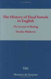 Cover of: The History of Final Vowels in English: The Sound of Muting (Topics in English Linguistics)