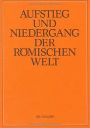 Cover of: Aufstieg Und Niedergang Der Romischen Welt (Rise and Decline of the Roman World) by 