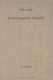 Cover of: Eschatologische Identitat: Eine Untersuchung Uber Das Verhaltnis Von Vorsehung, Schicksal Und Zufall Bei Soren Kierkegaard (Theologische Bibliothek Topelmann)