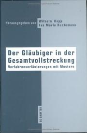 Cover of: Der Glaubiger Im Insolvenzverfahren