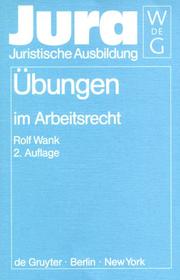 Cover of: Ãbungen im Arbeitsrecht