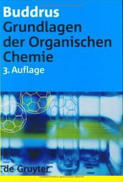 Cover of: Grundlagen Der Organischen Chemie by Joachim Buddrus
