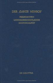 Cover of: Perspektiven Lebensgeschichtlicher Individualitat: Festschrift Fur Dietrich Rossler Zum Siebzigsten Geburtstage (Arbeiten Zur Praktischen Theologie , Vol 10)