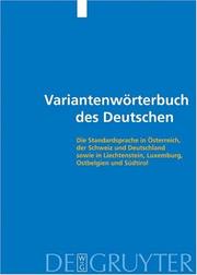 Variantenwörterbuch des Deutschen by Ulrich Von Ammon, Hans Bickel, Jakob Ebner, Ruth Esterhammer, Markus Gasser