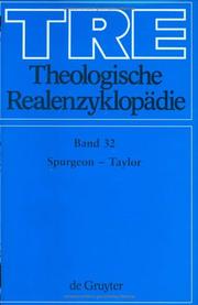 Cover of: Theologische Realenzyklopadie (Tre: Band 32: Spurgeon - Taylor