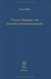 Cover of: Punitive Damages Und Deutsches Schadensersatzrecht