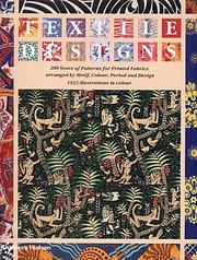 Cover of: Textile Designs