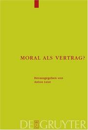 Cover of: Moral Als Vertrag?: Beitrage Zum Moralischen Kontraktualismus