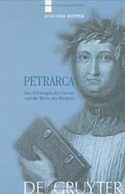 Cover of: Petrarca: Das Schweigen Der Vieritas Und Die Worte Des Dichters