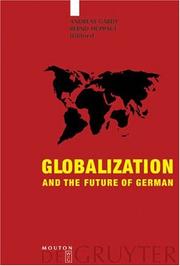 Cover of: Globalization and the Future of German