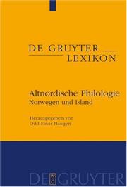 Cover of: Altnordische Philologie: Norwegen und Island (de Gruyter Lexikon)