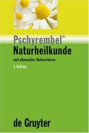 Cover of: Pschyrembel[registered] Naturheilkunde Und Alternative Heilverfahren