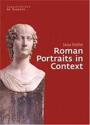 Cover of: Roman Portraits in Context (Image & Context) by Jane Fejfer
