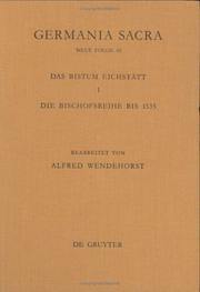 Germania Sacra: Historisch-statistische Beschreibung der Kirche des Alten Reiches: Neue Folge / Band 45 by Alfred Wendehorst