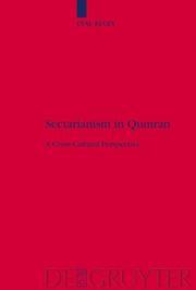 Cover of: Sectarianism in Qumran: A Cross-Cultural Perspective (Religion and Society 45) (Religion and Society)