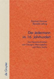 Cover of: Der Jedermann im 16. Jahrhundert by Raphael Dammer, Benedikt Jessing