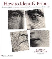 Cover of: How to Identify Prints by Bamber Gascoigne