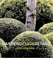 Cover of: Garden Design Details