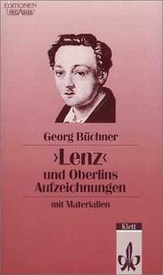 Cover of: "Lenz" Und Oberlins Aufzeichnungen by Georg Büchner