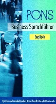 Cover of: PONS Business-Sprachführer, Englisch