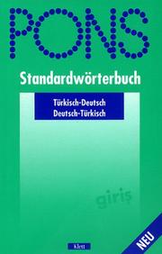 Cover of: PONS Standardwörterbuch, Türkisch