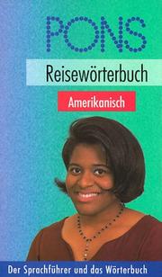 Cover of: PONS Reisewörterbuch, Amerikanisch by Elizabeth Webster, Elizabeth Webster