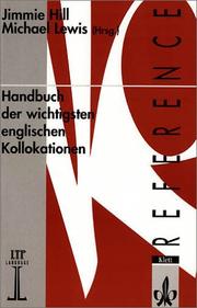 Cover of: Handbuch der wichtigsten englischen Kollokationen.